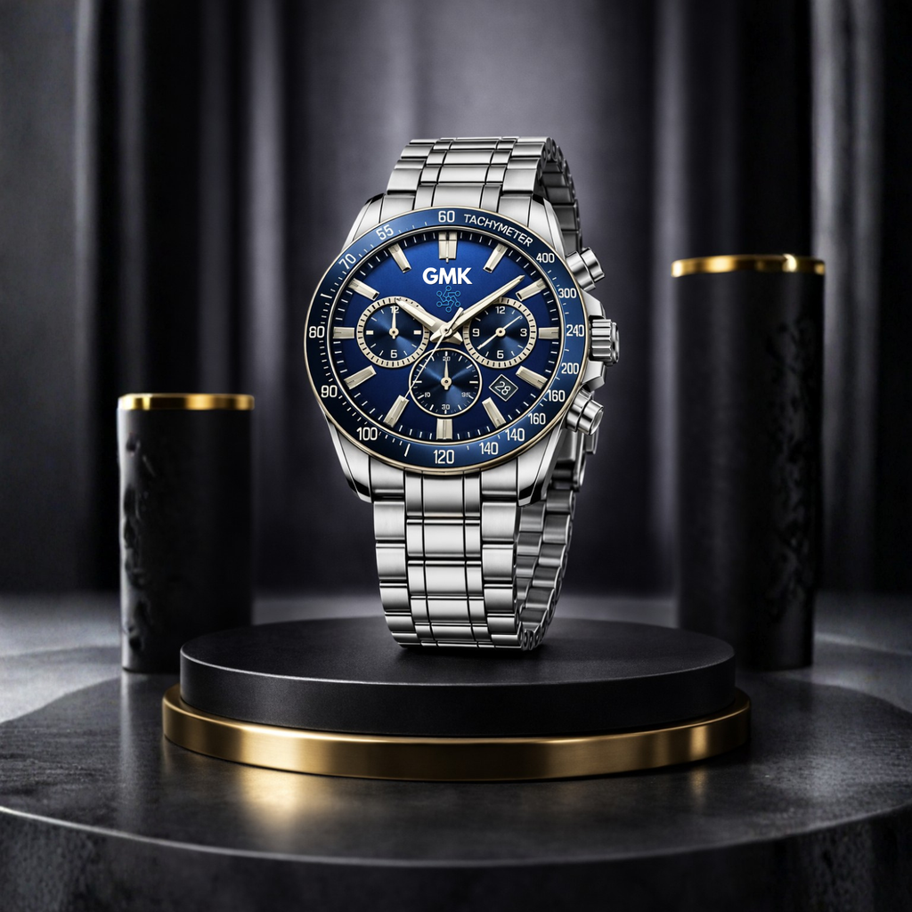 Reloj GMK Business Imperial Silver Cronógrafo