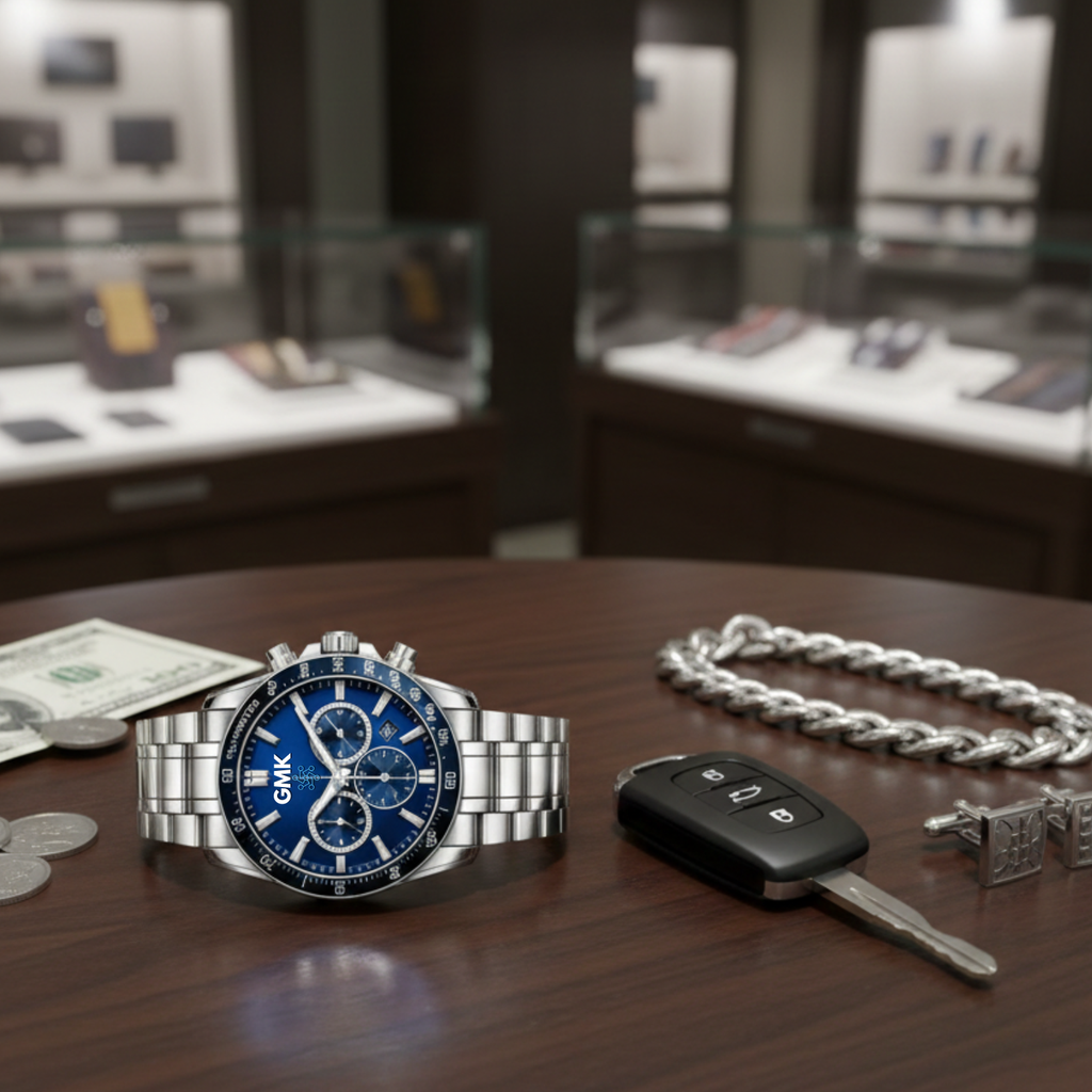 Reloj GMK Business Imperial Silver Cronógrafo