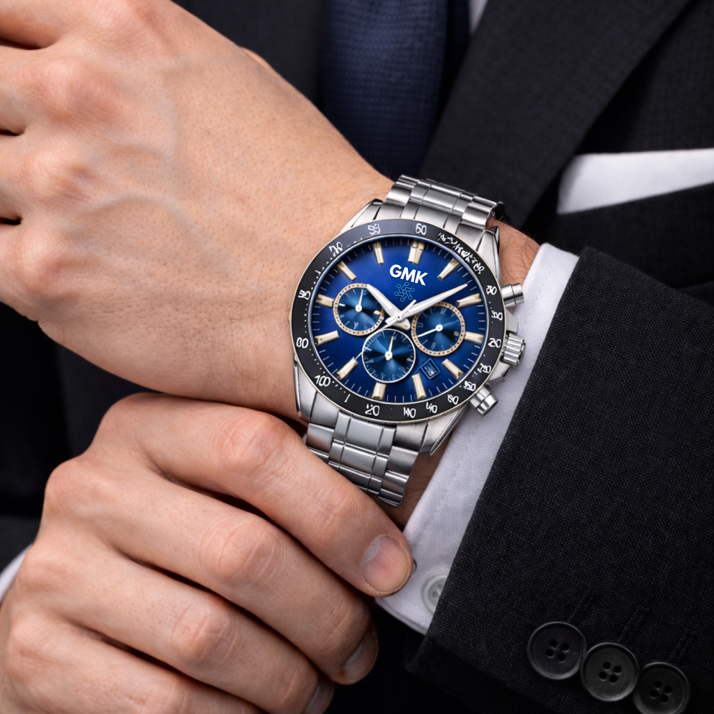 Reloj GMK Business Imperial Silver Cronógrafo